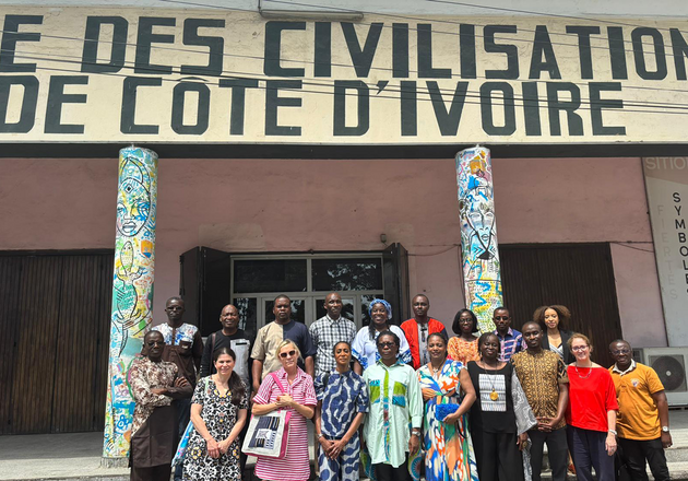 Yale delegation at the Musée des Civilizations de Côte d'Ivoire