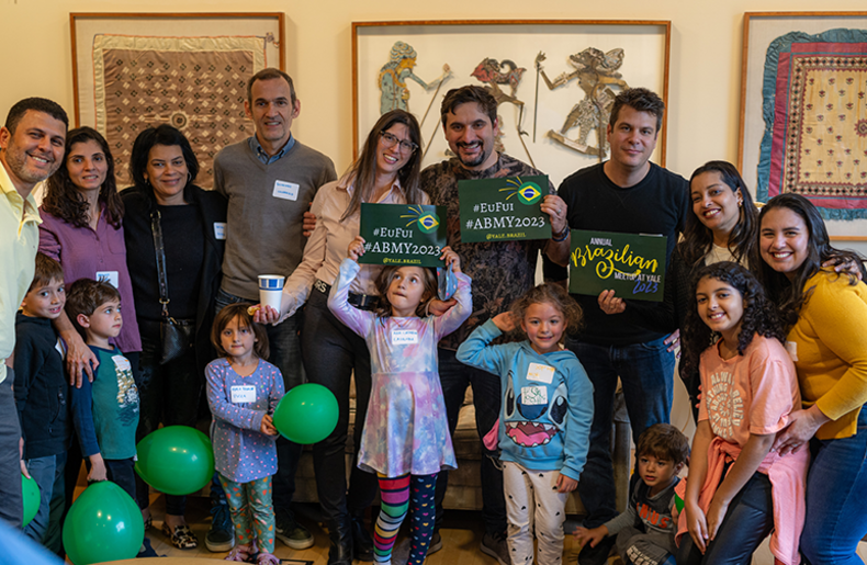 Families at the Annual Brazilian Meetup at Yale 2023