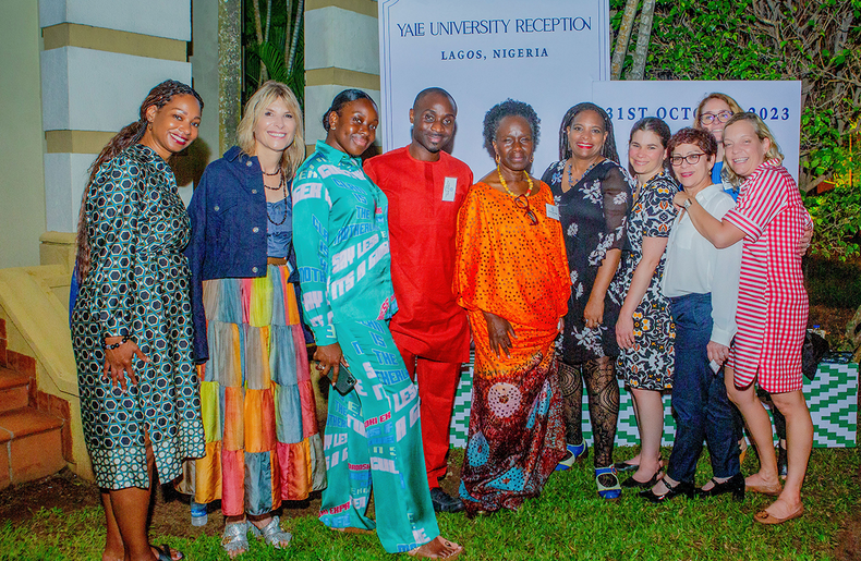 Lagos Reception: Group photo
